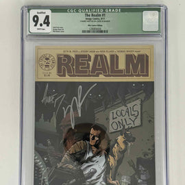 [Triple Signed by Seth Peck | Jeremy Haun | ] The Realm #1 CGC 9.4 Green Label Exclusive Var