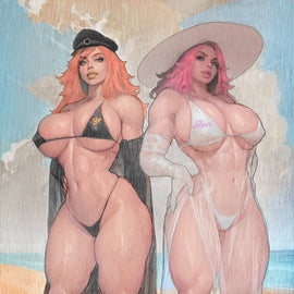 2025 STREET FIGHTER & FRIENDS SWIMSUIT SPECIAL #1 - ICKPOT COVER A NYCC 2025 KNIGHT OF COMICS EXCLUSIVE LTD 500