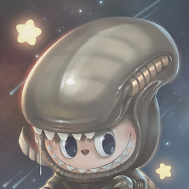 FAME: KASING LUNG CREATOR OF THE LABUBU - KATYA SINYUKHINA ALIEN MONSTER FOIL KNIGHT OF COMICS EXCLUSIVE