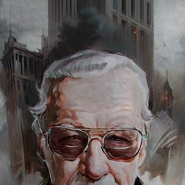 TRIBUTE: STAN LEE VIKTOR MILLER GAUSA METAL VARIANT FANEXPO DALLAS 2025 KNIGHT OF COMICS EXCLUSIVE LTD 20