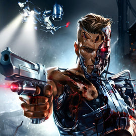 TERMINATOR #1 - KATYA SINYUKHINA COVER A NYCC 2024 KNIGHT OF COMICS EXCLUSIVE LTD 600