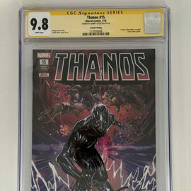 [Signed by Donny Cates] Thanos #15 CGC 9.8 Yellow Label Geoff Shaw Exclusive Var