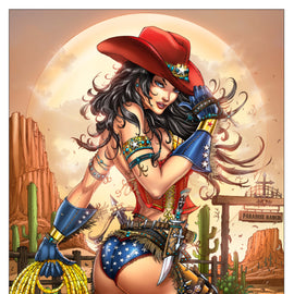 Wonder Woman Gunslinger Print
