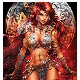 Red Sonja - Axe Art Print