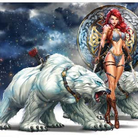 Red Sonja - Polar Bears Art Print