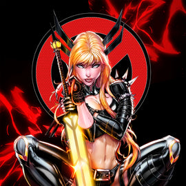 Magik Red and Black Print