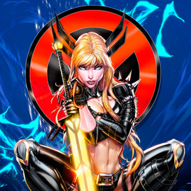2025 Mutant Sorceress Blue Metal Comic Cosplay Exclusive