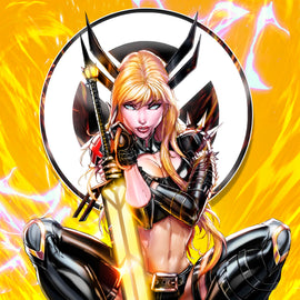 2025 Mutant Sorceress Yellow Metal Comic Cosplay Exclusive