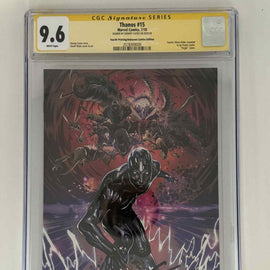 [Signed by Donny Cates] Thanos #15 CGC 9.6 Yellow Label Geoff Shaw Exclusive Virgin Var
