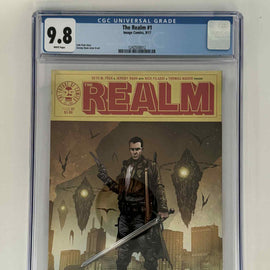The Realm #1 CGC 9.8 Blue Label Haun Exclusive Var