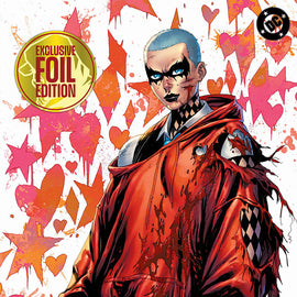 [FOIL] ABSOLUTE BATMAN #23 TYLER KIRKHAM HARLEY QUINN BATTLE DAMAGED EXCLUSIVE VIRGIN VAR (08/12/2026)