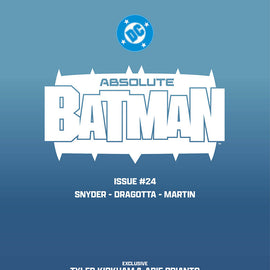 ABSOLUTE BATMAN #24 TYLER KIRKHAM BATTLE DAMAGED THE BAT EXCLUSIVE VIRGIN VAR (09/23/2026)