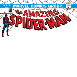AMAZING SPIDER-MAN 129 UNKNOWN COMICS FACSIMILE EDITION EXCLUSIVE BLANK VAR  (02/22/2023)