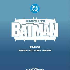 ABSOLUTE BATMAN #22 BJORN BARENDS EXCLUSIVE VIRGIN VAR (07/08/2026)