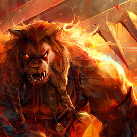 Battle Beast 4 Virgin Foil Cover by Ivan Tao