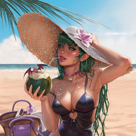 2026 STREET FIGHTER SWIMSUIT EDITION - FADIME YILDIRIM VIRGIN VARIANT KNIGHT OF COMICS FAN EXPO DALLAS 2026 EXCLUSIVE LTD 500