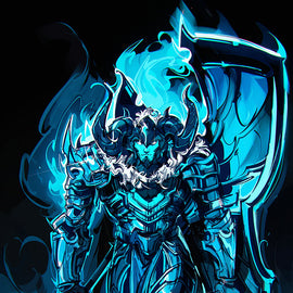 FAME: CHUGONG SOLO LEVELING - VIKTOR MILLER GAUSA IRON COVER B MEGACON 2026 KNIGHT OF COMICS EXCLUSIVE LTD 50