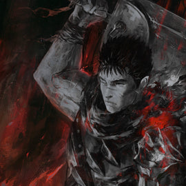 TRIBUTE KENTARO MIURA CREATOR OF BERSERK - SHIMHAQ COVER A METAL FANEXPO NEW ORLEANS KNIGHT OF COMICS EXCLUSIVE LTD 10
