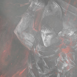 TRIBUTE KENTARO MIURA CREATOR OF BERSERK - SHIMHAQ COVER A WHITE METAL KNIGHT OF COMICS FANEXPO NEW ORLEANS 2026 EXCLUSIVE LTD 10