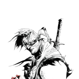 FINAL BOSS #1 - JAE LEE SKETCH VIRGIN VARIANT FANEXPO NEW ORLEANS KNIGHT OF COMICS EXCLUSIVE LTD 1000