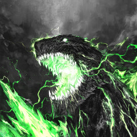 GODZILLA #12 - SHIMHAQ VIRGIN VARIANT KNIGHT OF COMICS SDCC 2026 EXCLUSIVE LTD 500