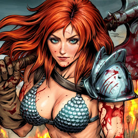 SONJA REBORN #4 - KARN KIRK RATANASIN COVER A FANEXPO NEW ORLEANS KNIGHT OF COMICS EXCLUSIVE LTD 350