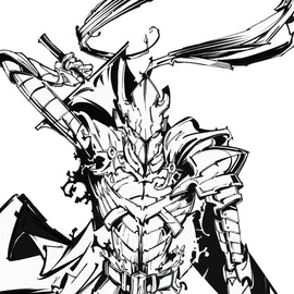 FAME: CHUGONG SOLO LEVELING - VIKTOR MILLER GAUSA IGRIS COVER A FANEXPO NEW ORLEANS KNIGHT OF COMICS EXCLUSIVE LTD 50