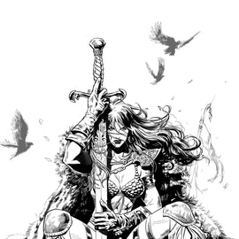 SONJA REBORN #5 - RUDY AO & MARCIAL TOLEDANO COVER D KNIGHT OF COMICS MEGACON 2026 EXCLUSIVE LTD 50