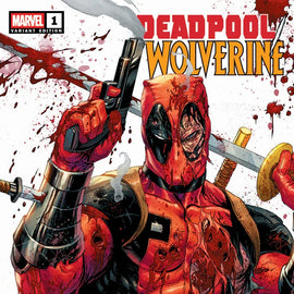 Deadpool Wolverine #1 Tyler Kirkham Exclusive Battle Damage Trade Dress