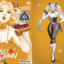 [FOIL] HARLEY QUINN #22 UNKNOWN COMICS DAVID NAKAYAMA GOLD FOIL VIRIGN NYCC 2022 B&W COLOR BLEED VAR (09/28/2022)