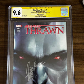 STAR WARS THRAWN #1 SIGNED BY FRANCESCO MATTINA 1:50 VAR CGC 9.6 SS YELLOW LABEL [IN STOCK]