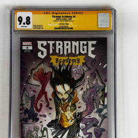 STRANGE ACADEMY #4 Peach Momoko Var Signed by Peach Momoko CGC 9.8 SS YELLOW Label[In Stock]