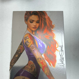 [Signed by Nathan Szerdy] [Foil] TITANS #1 NATHAN SZERDY TATTOO VIRGIN VAR [IN STOCK]