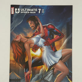 [Signed by Hickman] Ultimate Spider-Man #7 Unknown Comics Kirkham Exclusive Var [INST]