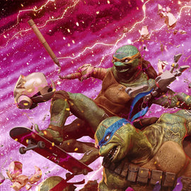 TEENAGE MUTANT NINJA TURTLES #20: 300TH ISSUE SPECIAL BJORN BARENDS EXCLUSIVE PINK VIRGIN VAR (07/22/2026)
