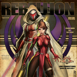 Retro Revan and Bastila Print