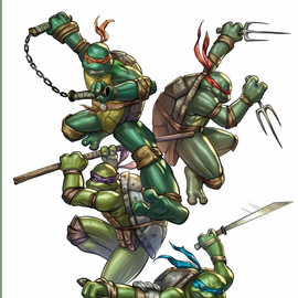 Teenage mutant ninja turtles #5 virgin exclusive Gorkem Demir