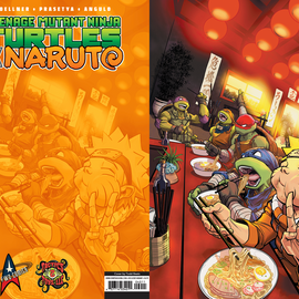 TEENAGE MUTANT NINJA TURTLES X NARUTO #1 Todd Beats Variant SAN FRANCISCO FAN EXPO EXCLUSIVE