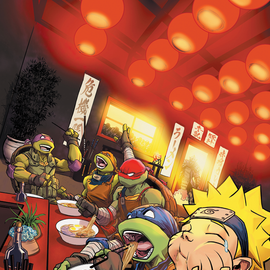 TEENAGE MUTANT NINJA TURTLES X NARUTO #1 Todd Beats Variant SAN FRANCISCO FAN EXPO EXCLUSIVE