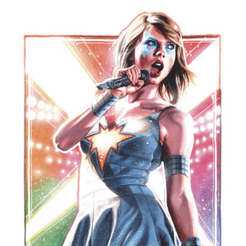 [CHROME] FEMALE FORCE TAYLOR SWIFT UNKNOWN COMICS STEVEN DEFENDINI EXCLUSIVE VIRGIN VAR (03/27/2024)