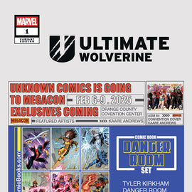 Ultimate Wolverine #1 Tyler Kirkham MEGACON 2025 Exclusive Virgin PREMIUM BATTLE DAMAGED Var (01/15/2025)
