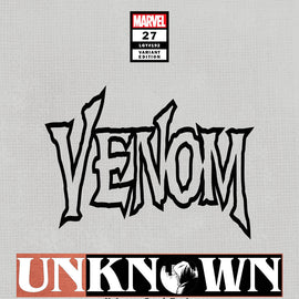 VENOM #27 UNKNOWN COMICS TYLER KIRKHAM EXCLUSIVE SECRET VAR (08/12/2020)