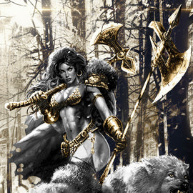 RED SONJA: DEATH AND THE DEVIL #2 - RUDY AO COVER B VIRGIN NYCC 2024 KNIGHT OF COMICS EXCLUSIVE LTD 200