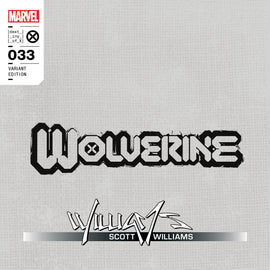 Wolverine #33 Virgin B&W Scott Williams Exclusive SDCC Limited Icon Var [INST]
