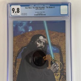 Star Wars: The High Republic - The Blade #1 CGC 9.8 Blue Label Panosian Exclusive Var