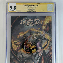 [Signed by Tyler Kirkham] Amazing Spider-Man #797 CGC 9.8 Yellow Label Exclusive Var