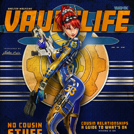 2024 Fallout Blood Magazine Cosplay Cover