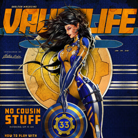 2024 Fallout Captain Magazine Cosplay Cover