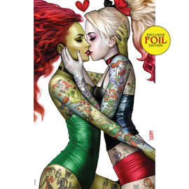 [Signed by Nathan Szerdy] [FOIL] HARLEY QUINN #31 NATHAN SZERDY (616) EXCLUSIVE IVY TATTOO FOIL VIRGIN VAR [IN STOCK]