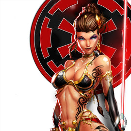 Slave Princess Chained Sith Sketch Cover Comic